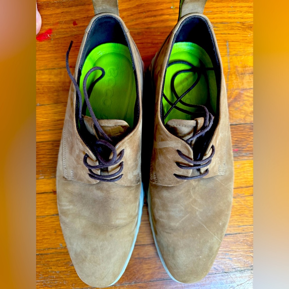 Ecco men's suede shoes 10